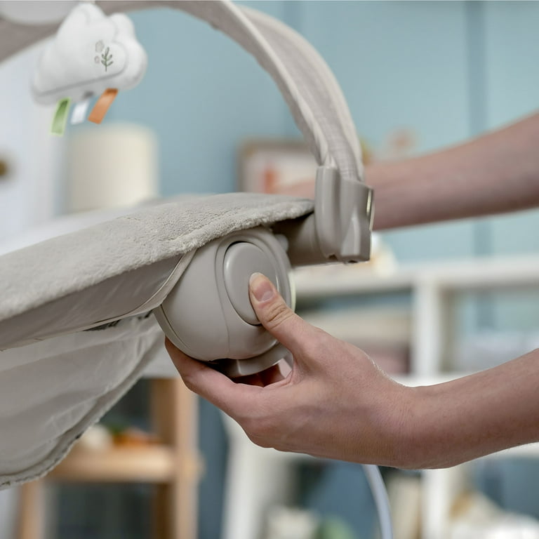 InLighten by Ingenuity Twinkle Tails Vibrating Infant Baby Bouncer