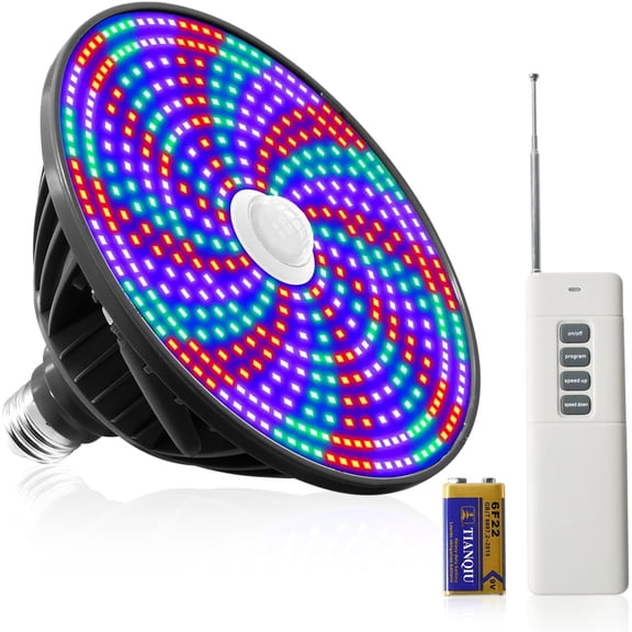 Pool Light for Inground Pool 120V 80W Led Light RGB Color Bulb with Remote Control, E26/E27 Replacement Changing Light  for Pentair Hayward Fixture