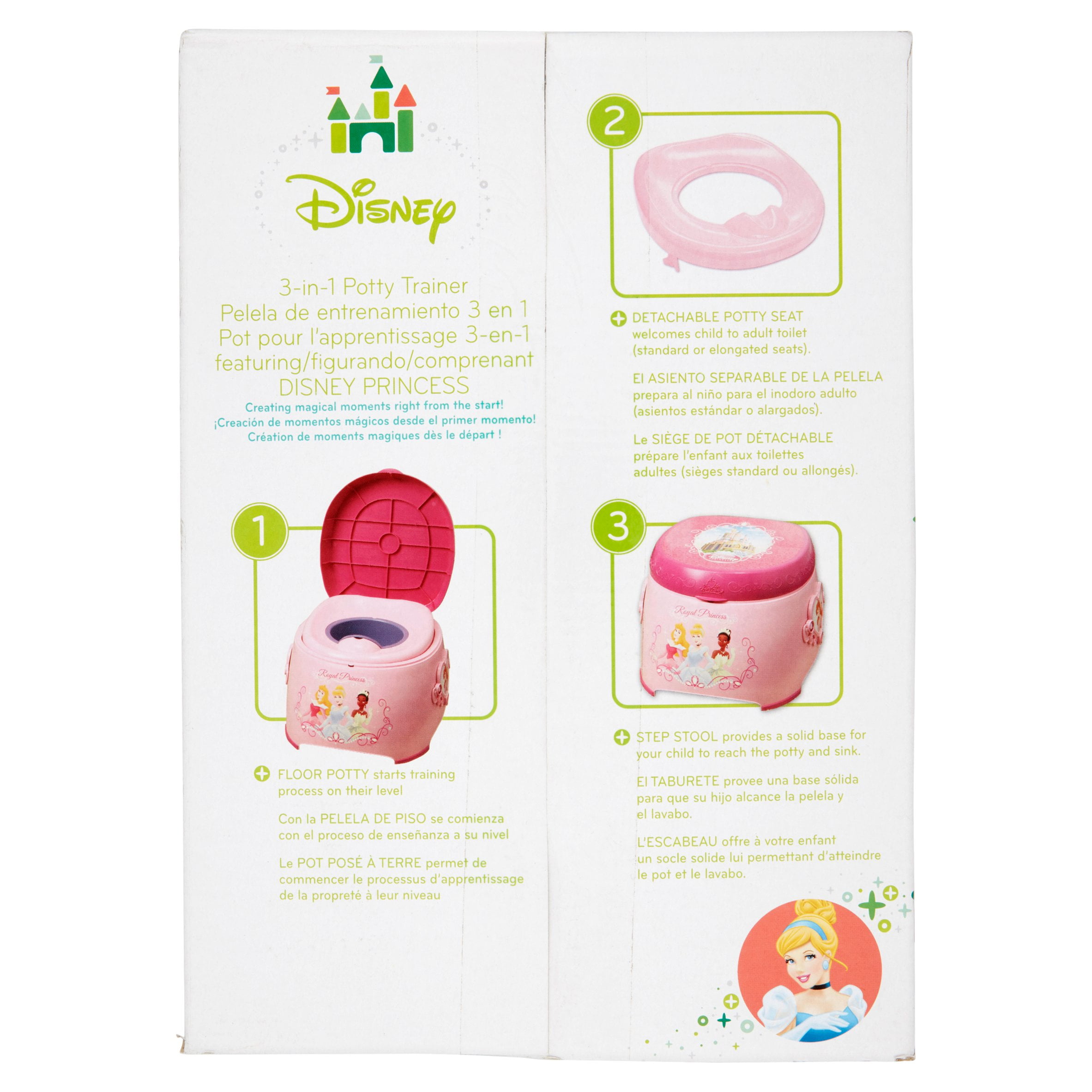 Disney Royal Princess 3 In 1 Potty Trainer 18 Months Walmartcom