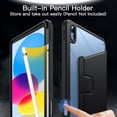 thumbnail image 5 of JETech Rotating Case for iPad (A16) 11th/10th Generation (2025/2022) with Pencil Holder, 360 Degree Rotation Protective Stand Cover Clear Back, Auto Wake/Sleep (Black), 5 of 7