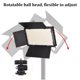 thumbnail image 5 of Kit de iluminación de video con panel de luz LED, luz fotográfica, iluminación plana, brillo ajustable, equipo de iluminación para estudio con enchufe estadounidense, 5 of 5