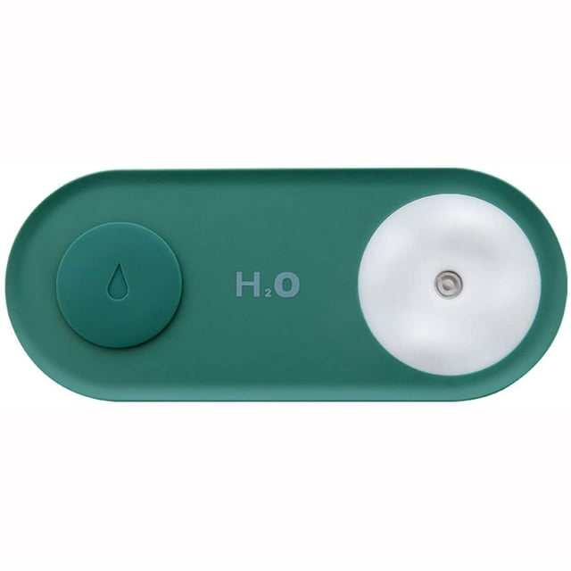 USB Mini Humidifier Rechargeable Portable Aquarius Humidifier Silent Bedroom Office Creative Gift (Green)