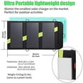 thumbnail image 4 of X-DRAGON High Efficency 20W Solar Panel Charger with iSolar Technology for iPhone, ipad, iPods, Samsung, Android Smartphones and More(iSolar Technology, Foldable, Portable), 4 of 7
