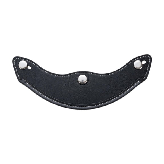 Visera para casco, protector frontal para casco, estilo retro, fácil de instalar para hombres y mujeres. Negro