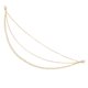 thumbnail image 2 of Punk Style Metal Chains For Pants 2Pcs Waist Decoration For Men Women 55X12Cm Fashion Accessory, 2 of 4