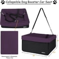 thumbnail image 5 of ZAKAPAWS Car Travel Dog Booster Seats, Portable and Breathable Pet Seats Dog Carrier with Seat Belt, Travel Safety Lookout Dog Booster Seat 16-in, 5 of 6