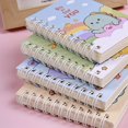 thumbnail image 5 of 4pcs, Thick Small Coil Book Cartoon Horizontal Line Notebook Side Flip Spiral Mini Portable Carry-on Pocket Notepad Student Gift Stationery Supplies, School Supplies, Back To School, Libretas, Noteboo, 5 of 5