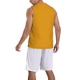 thumbnail image 2 of Naloa Goldenrod Basketball Jersey Reversible Men's Mesh Athletic Sports Shirts Training Practice S-4XLMedium, 2 of 6