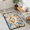 thumbnail image 3 of CURLYOOT Cat Flower Door Mat 24" x 36" Absorbent Front Doormat Entrance Mat Non-Slip Washable Welcome Mats Farmhouse Floor Mats for Entryway Indoor Outdoor, 3 of 8