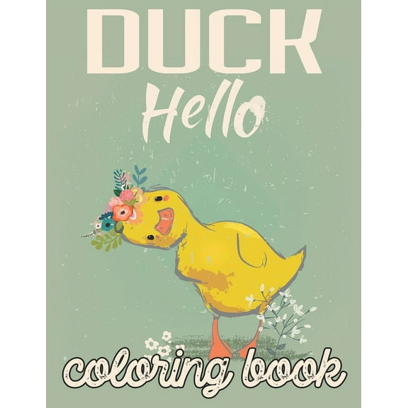 Duck Hello Coloring Book (Paperback)