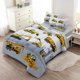 thumbnail image 2 of 4-Pcs Construcción Twin Size Boys Bedding Set, Kids Comforter Set for Teens, 2 of 7
