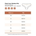 thumbnail image 7 of INNERSY Women's Underwear Breathable Cotton Bikini Panties 6-Pack(Medium,Brown), 7 of 7