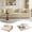 Beige, variant on Eyisean 74" Convertible Sleeper Sofa Bed, 5-in-1 Floor Sofa with Removable Armrests, Corduroy Fabric Boneless Couch, No Assembly, for Living Room, Dorm, Studio