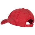 thumbnail image 3 of Louisiana with Map Outline Embroidered Washed Cotton Twill Cap - Red OSFM, 3 of 5