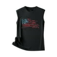 thumbnail image 4 of Floenr Summer Tops for Women,Women's Summer Casual Print Round Neck Loose Sleeveless T-Shirt Top, 4 of 5