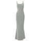 thumbnail image 3 of Vestido largo con cola de pez Ygjytge para Mujer Gris T XL, 3 of 9