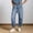 2-Blue, variant on SELONE High Waisted Straight Leg Jeans for Women Basic Jeans Trendy Denim Pants Casual Trousers with Pockets Dark Blue XL