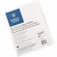 thumbnail image 3 of Business Source Tear-resistant Clear Tab Index Dividers 5 x Divider(s) - 5 Tab(s)/Set - 8.5" Divider Width x 11" Divider Length - Letter - White Divider - Clear Tab(s) - 5 / Set, 3 of 6