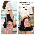 thumbnail image 6 of FORMRS Crossbody Bag for Women Quilted Travel Shoulder Cell Phone Purse with Chain Strap Handbag, Swirling Lines, 6 of 7