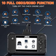 ANCEL FX3000 Elite OBD2 Scanner Code Readers Scan Tools, Battery Registration Tool
