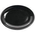 thumbnail image 2 of HUBERT® Shallow Serving Bowl Oval Black Melamine - 16" L x 12" W x 2" H, 2 of 3