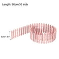 thumbnail image 2 of Unique Bargains Miniature Garden Fence, 35 Inch Long Decorative Picket Fence, Pink 2Pack, 2 of 5