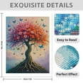 thumbnail image 3 of Diamond Art Kit for Adults, Blossoming Tree With Butterflies Diamond Painting for Adults Beginners, DIY Diamond Art Painting Kits, 5D Diamond Painting Crafts for Home Decor 12x16 Frameless, 3 of 7