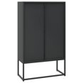 thumbnail image 5 of vidaXL Highboard Black 80x35x135 cm Steel, 5 of 5
