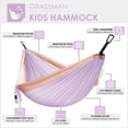 thumbnail image 2 of Hamaca Infantil Grassman para Camping Morada con Correas para Árbol y Bolsa, 2 of 8