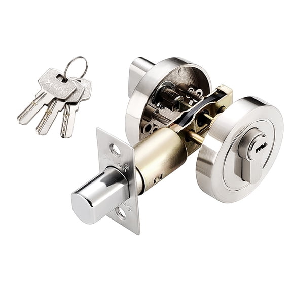 Easy To Install Metal Door Lock Concealed Door Lock Keyed Door Lock Home Security Lock Quick Installation for Household