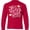 Red, variant on Inktastic Jesus is the Reason for the Season Christmas Bells and Stars Long Sleeve Youth T-Shirt