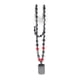 thumbnail image 3 of Collar de suéter con cuentas de piedra Minnieouse para Hombre colgante Rectangular brillante pulido AP015678-01, 3 of 6