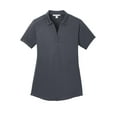 thumbnail image 5 of Port Authority Ladies Diamond Jacquard Polo-4XL (Graphite), 5 of 6