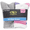 Multi-color, variant on Athletic Works Girls Lightweight Crew Socks ,10 Pack, Size S (6-10.5) M (10.5-4) L (4-10)