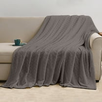 Neoyler Cozy Blanket Fleece Throw Blanket Soft Relaxedable Plush Breathable Thermal All Season Relaxedable Blanket for Couch Bed Women'S Gift 59.1x39.4in Brown