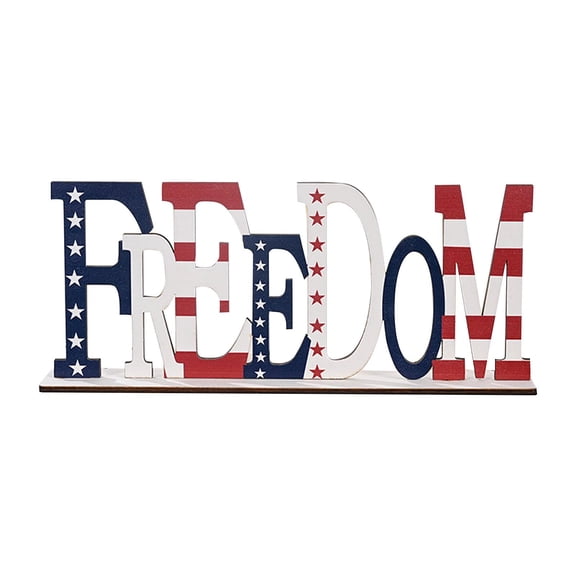 Fourth of July decorations, 4Th of July decor, Home decorations, Wooden Painted Letter decor, Table Centerpiece, Red White and Blue Accessories, 1 Pc