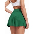 thumbnail image 2 of Ekouaer Tennis Skort for Women High Waisted Athletic Skirts Lightweight Golf Skort with Shorts Pocket Workout Pickleball Cheer Skirt, 2 of 7