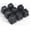 Black(8 Pack), variant on Bed Risers 3 Inch Heavy Duty, Furniture Risers for Wheels Bed Frame, Couch, Desk, Cabinet, Chair, Lifts Up to 1,500 lb, Set of 6, White