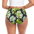 thumbnail image 3 of Womens Underwear Teal floral elegance Cuteness No Show Seamless Underwear for Women, Soft Stretch Women's Panties, Hipster Ladies Panties Bikini Underwear Briefs, 3 of 6