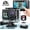 Standard Kit, variant on AKASO Brave 4 Pro 4K30FPS Action Camera, 131ft Underwater Camcorder Waterproof Camera with Touch Screen Advanced Eis Remote Control 5X Zoom Support External Mic