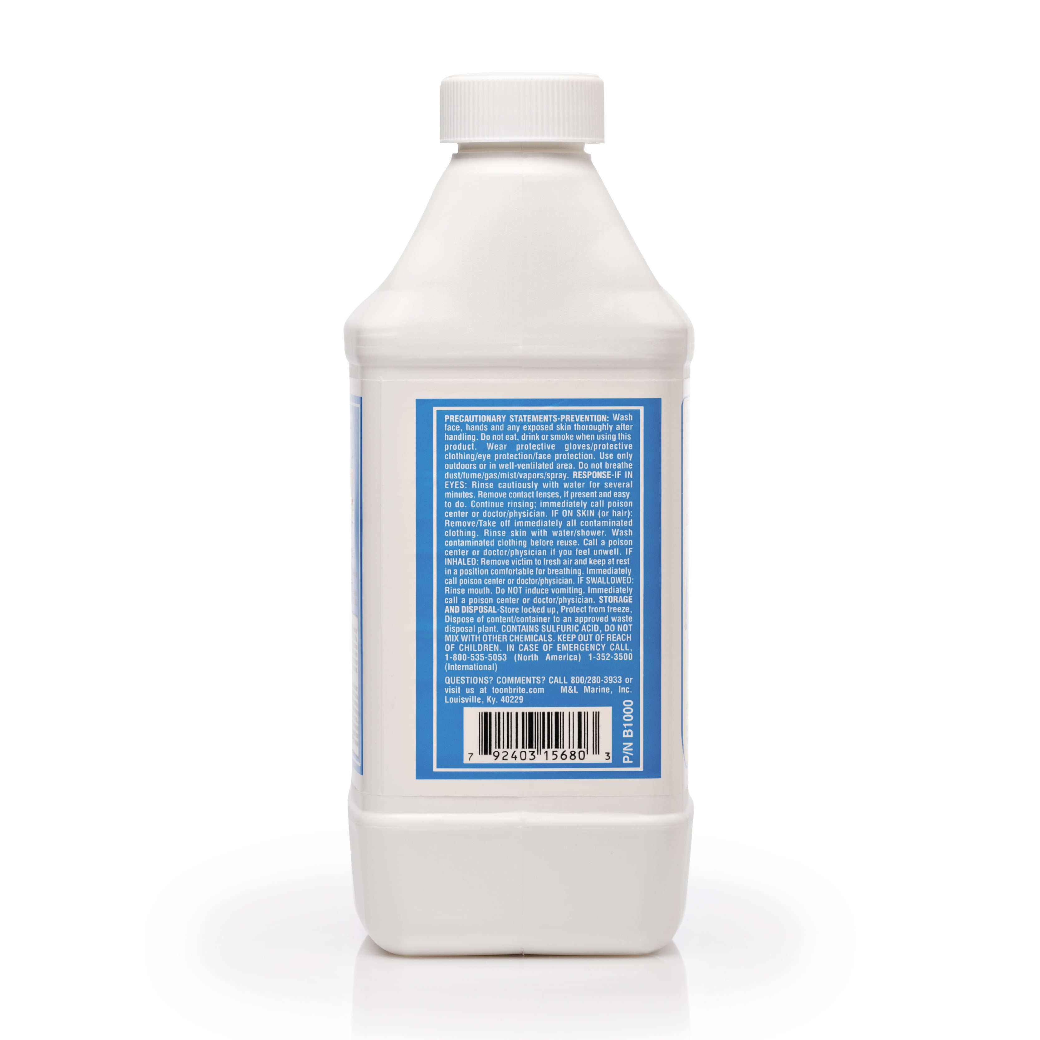 Toon-Brite Aluminum Cleaner 1/2 Gallon with Sprayer, Boat Accessories