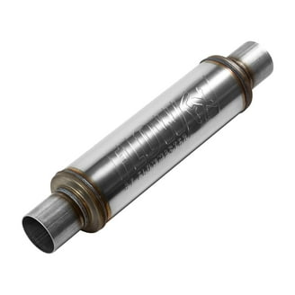 Flowmaster 71415 FlowFX Muffler, 2.25 In/Out, Round, Moderate