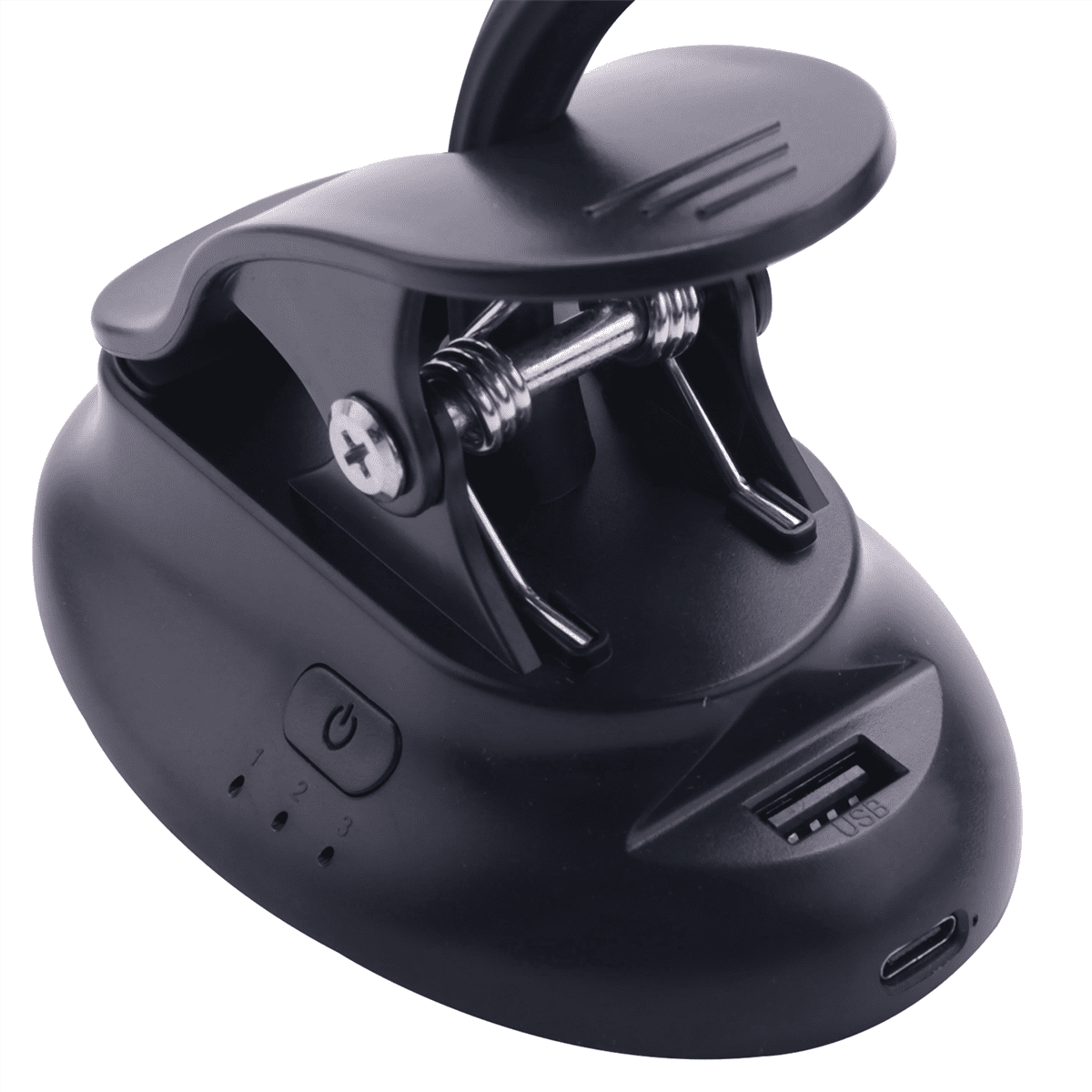 Portable Mini Clip Stroller Fan,3 Speeds Settings,Navy Blue