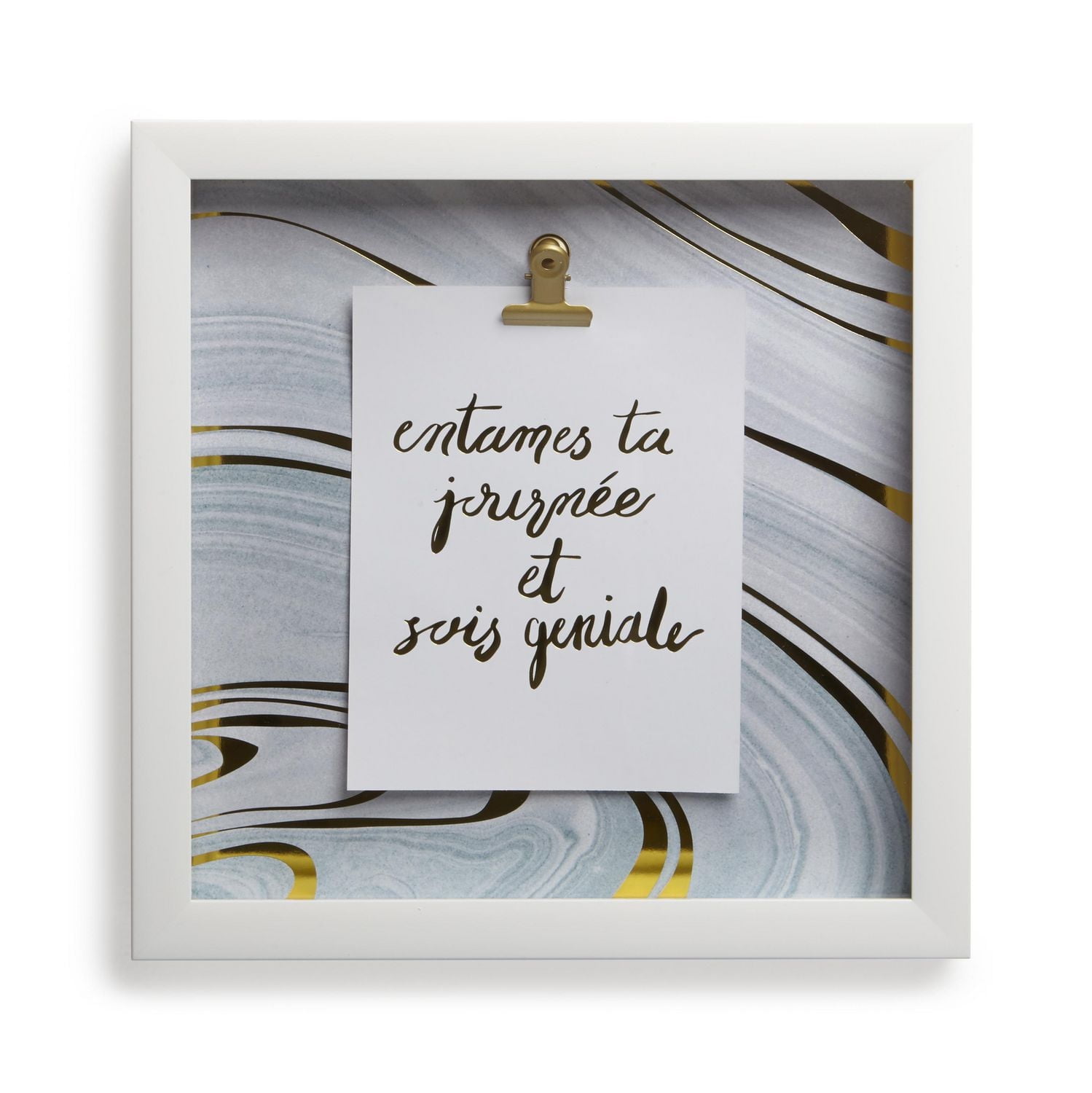 11X11 MOTTO CLIP WALL DÉCOR