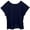 Navy, variant on T-Shirt Women Short Sleeves Crew Neck Lightweight Light Blue Summer Shirts Y2k Tops