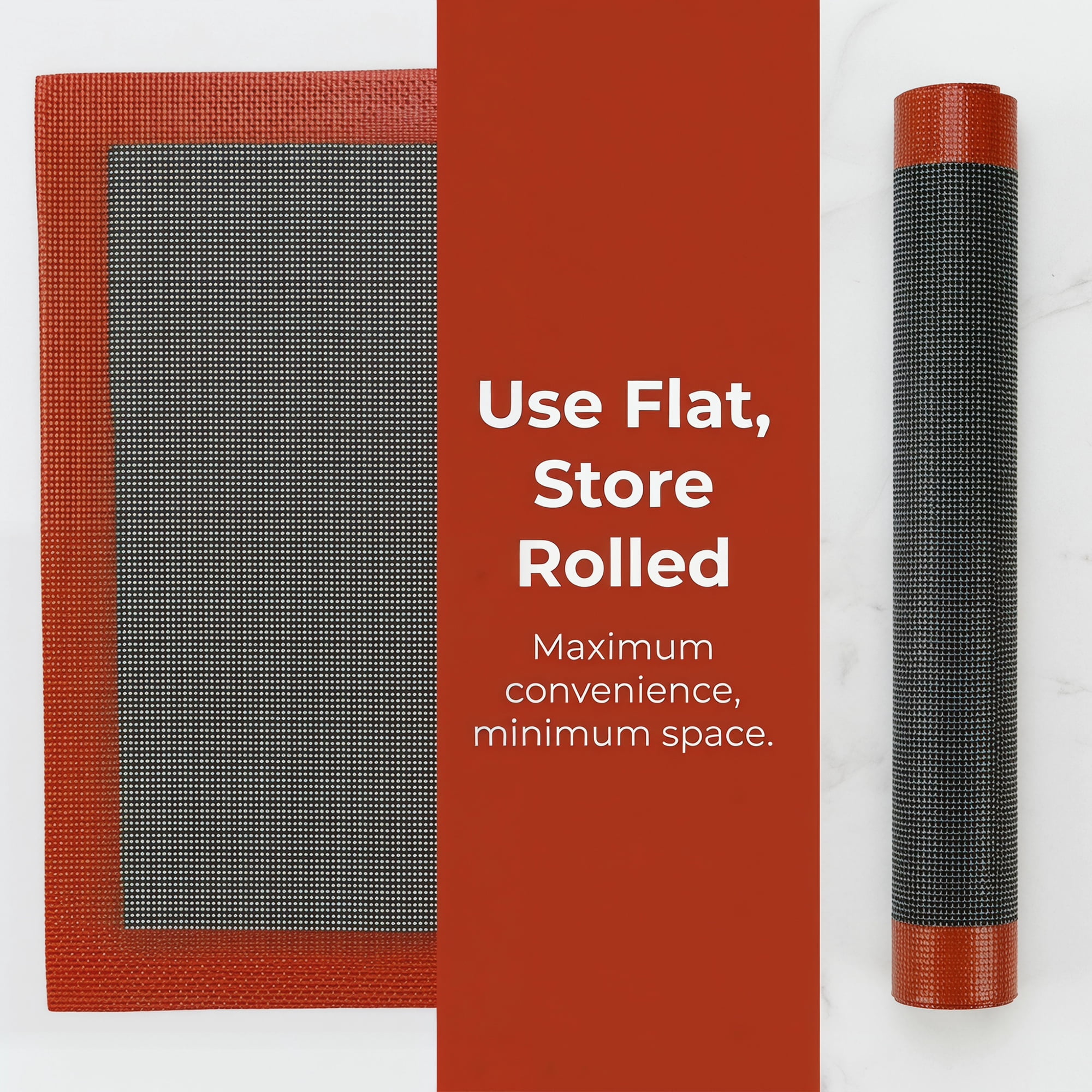 Unique Bargains Heat Resistant Dough Rolling Baking Sheet Pastry Mat Black 15.7"x11.8"