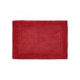 thumbnail image 2 of Better Trends 17" x 24" Premium Bathroom Rugs 100% Cotton Soft Reversible Tufted Bath Mat Water Absorbent Bath Rug Ideal for Bathroom Shower and Tub Use (Red) Edge Collection, 2 of 4