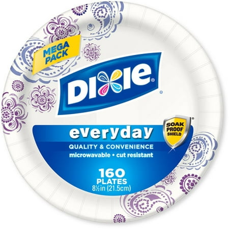 Dixie 8.5&quot; Paper Plates, 160ct