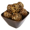 thumbnail image 1 of Nearly Natural 3022 Boules Décoratives, Marron, Lot de 12, 1 of 2