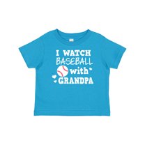 Inktastic I Watch Baseball with My Grandpa Boys or Girls Baby T-Shirt